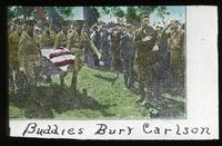 Burial of Eric Carlson at Arlington National Cemetery, who was fatally wounded during the Washington, D.C. Police confrontation, 05 August 1932