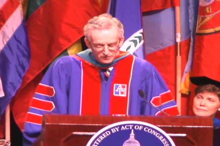 Peter D. Bell Commencement Address, 115th Commencement, School of International Service and School of Communication, Spring 2002