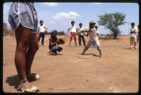 A children's baseball game, Managua, Nicaragua