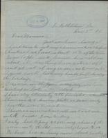 Letter from Spencer Mussey to Mrs. R.D. Mussey, December 3, 1890
